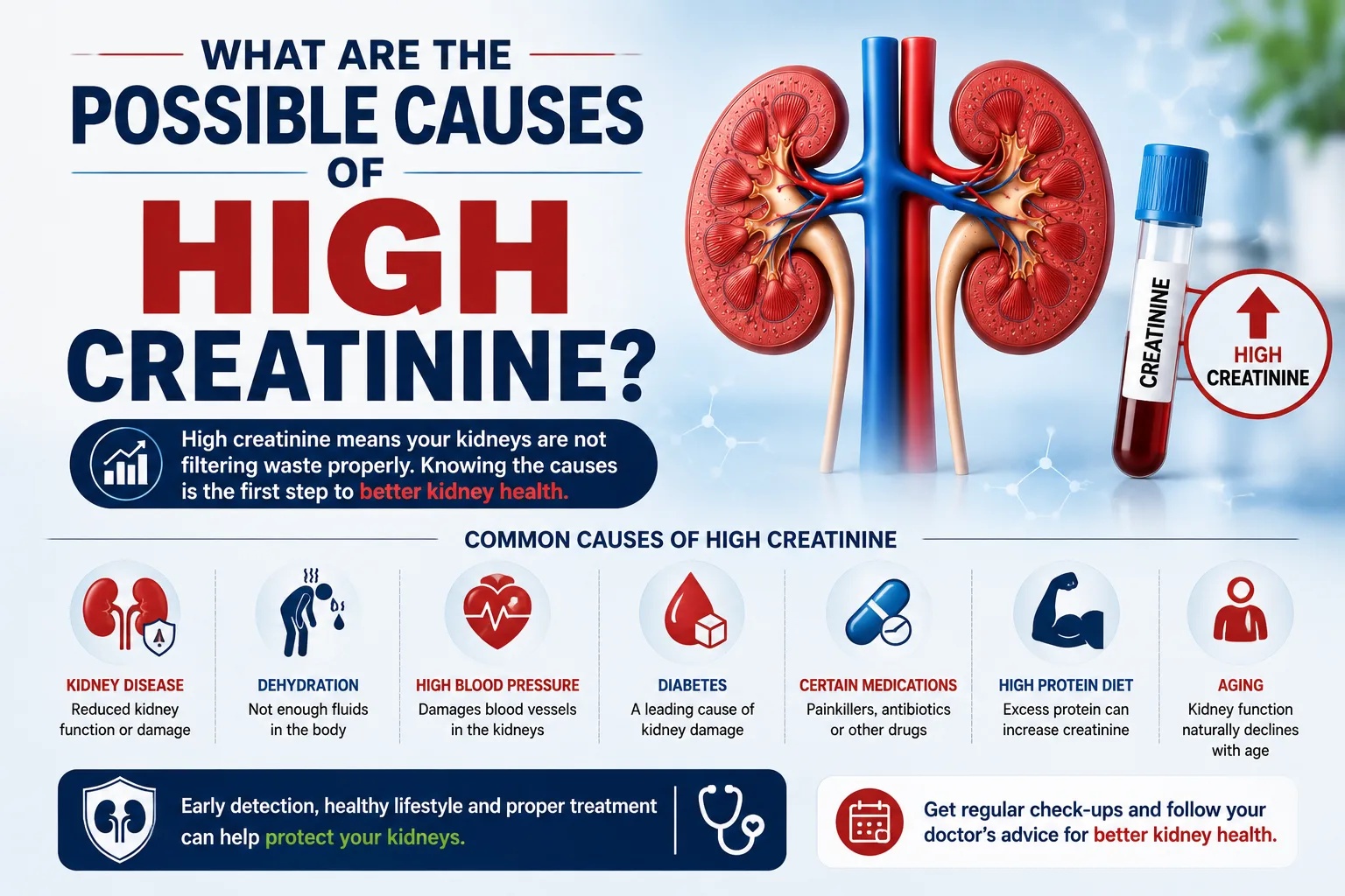 What Are the Possible Causes of High Creatinine?